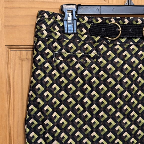 NWT Ann Taylor Loft Women's Sz 2 Skirt Corduroy Green Winter Fall Retro Preppy - Picture 9 of 12